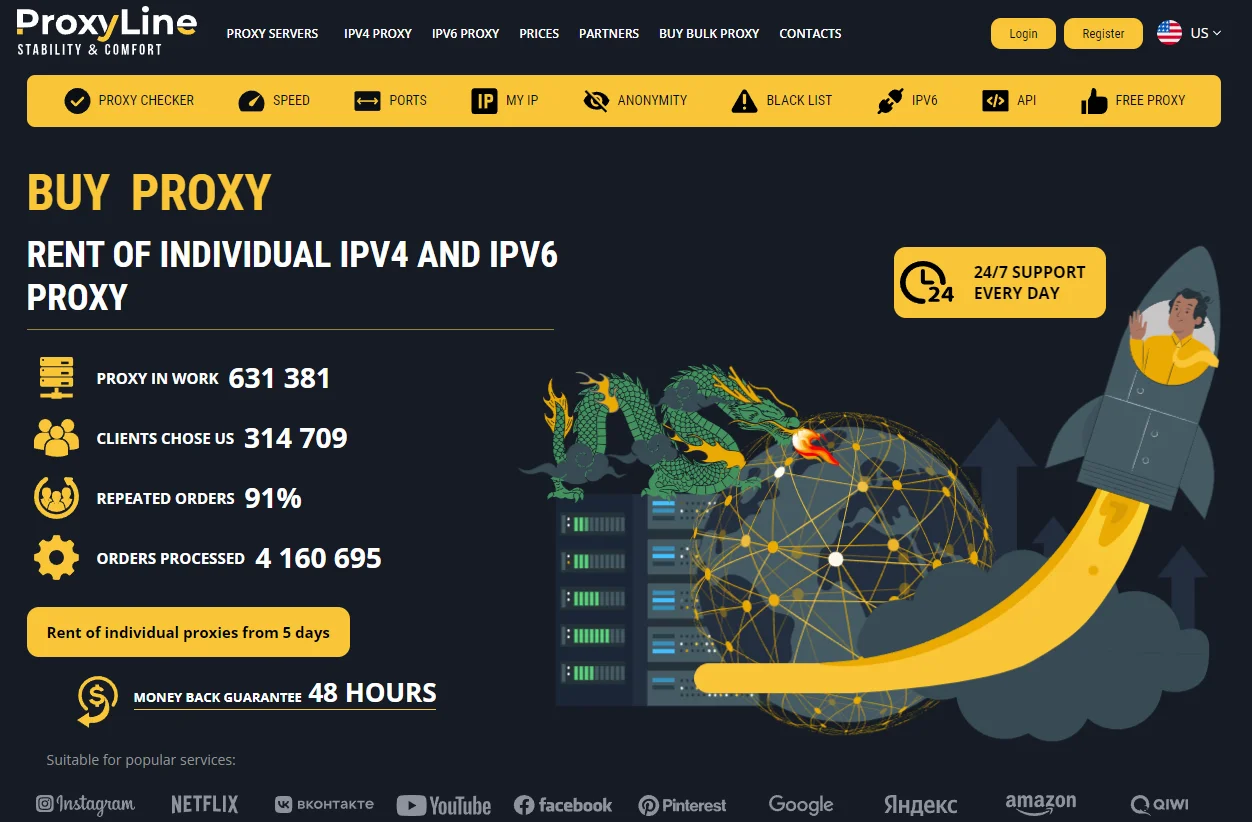 Unlock Online Freedom with ProxyLine Proxies