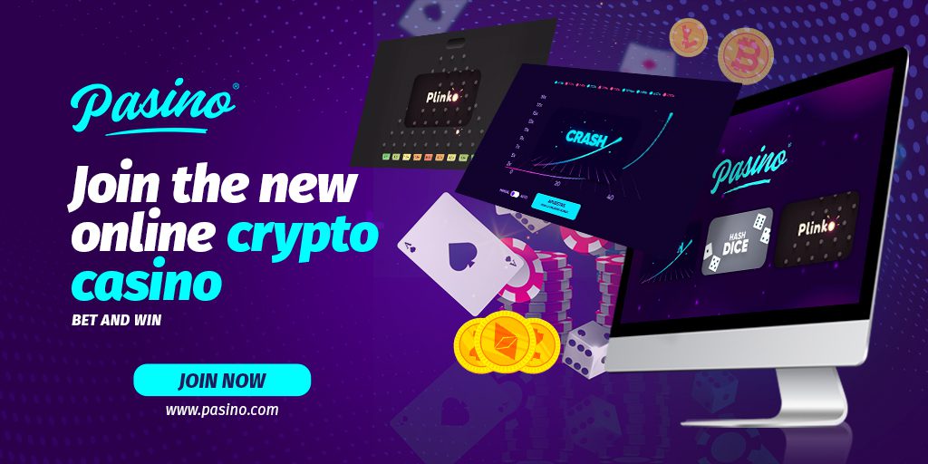 Pasino.com logo - Online casino with crypto integration