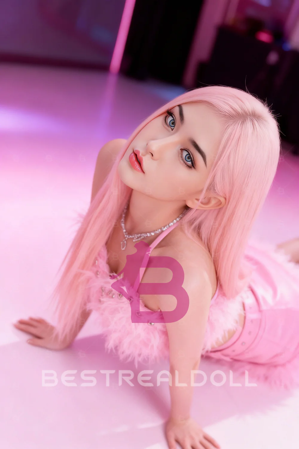US Stock - Lisa Plus 160cm #310 Big Boobs Pink Hair Sex Doll - - Image 7