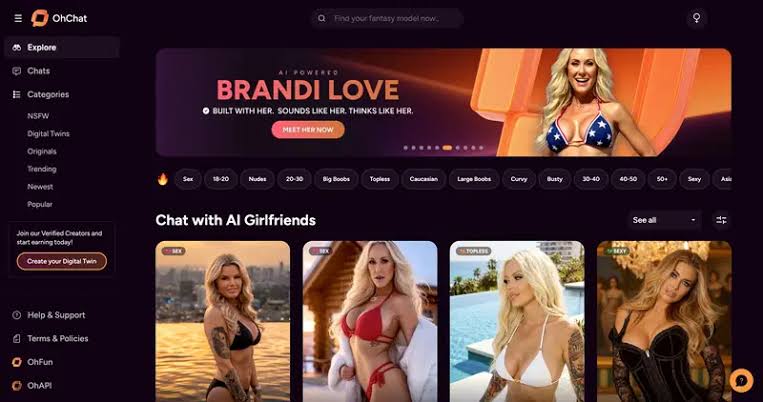 OhChat.com - Find Your Perfect AI Companion